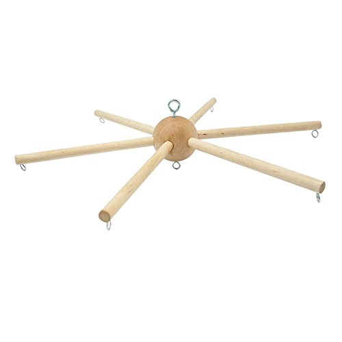 Wooden Mobile Frame Kit for Baby Crib Decor