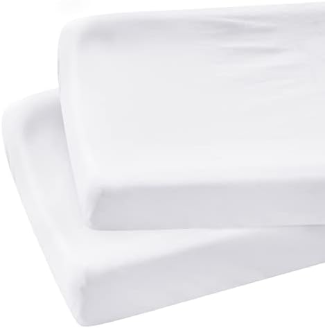 Coldwind Organic Cotton Changing Pad Cover 2 Pack White 32x16x4