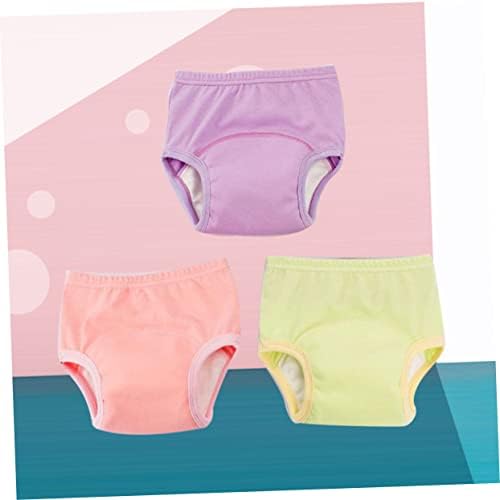 Wakauto 3 Pack Infant Diaper Covers Cotton Potty Training Pants