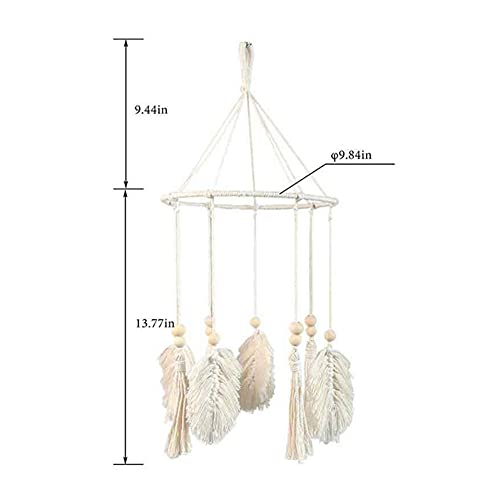 Boho Crib Mobile Wall Hanging Woven Tapestry Decor