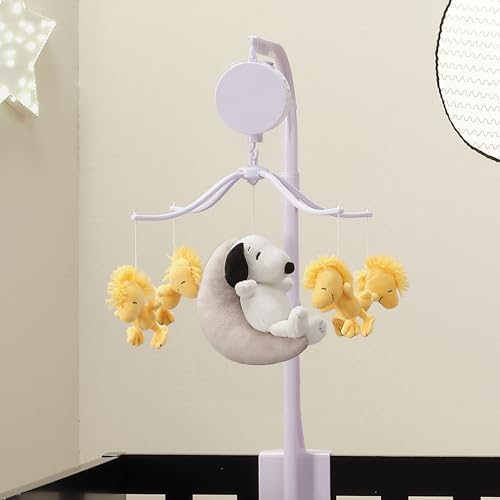 Bedtime Originals Snoopy Love Musical Crib Mobile Soother