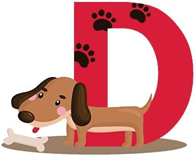 DEKOSH Animal Alphabet Wall Decals for Kids