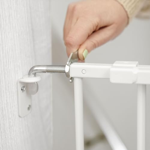 Ingenuity Stairway 42W Safety Pet and Baby Gate - White Metal