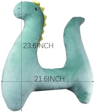 Dino Kids Car Sleeping Pillow H-Shape Head Support for Travel