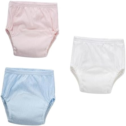 ORFOFE Cotton Training Pants for Baby 4-Layer Breathable Potty Training Underwear
