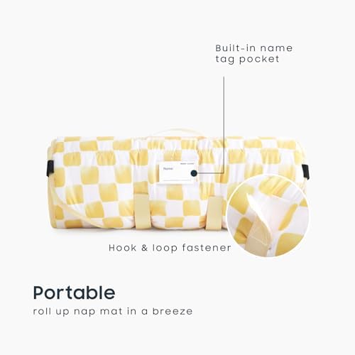 Wake In Cloud Cot Nap Mat with Pillow and Blanket 1