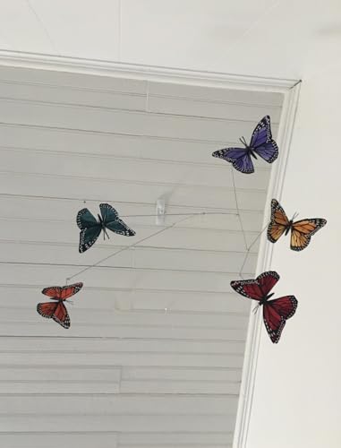 Colorful Hanging Butterfly Mobile for Nursery