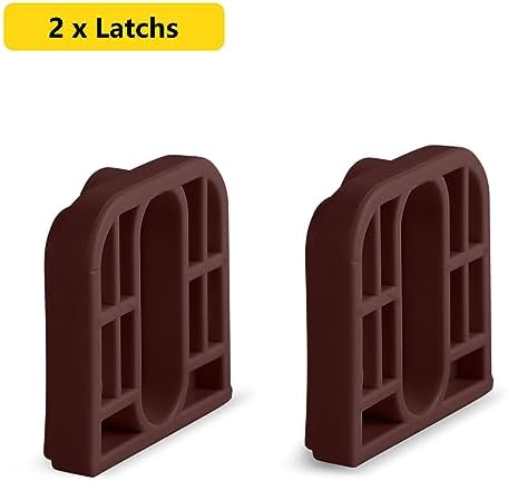 Likzest Retractable Baby Gate Extensions - 55 x 33 Replacement Parts Brown