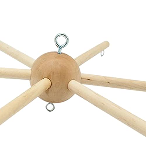 Wooden Mobile Frame Kit for Baby Crib Decor
