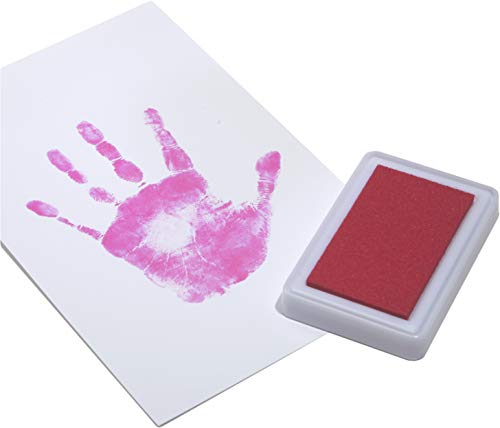 Babys Touch Baby Safe Reusable Hand Foot Print Ink Pads - Pink