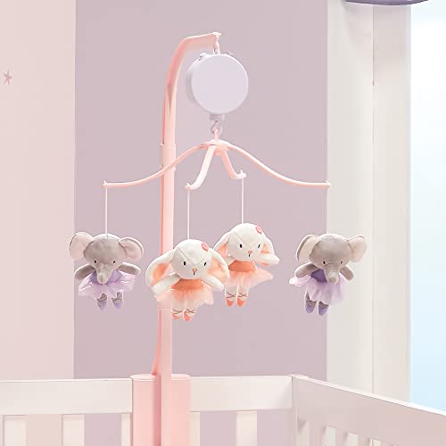 Bedtime Originals Tiny Dancer Musical Baby Crib Mobile Pink