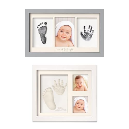 Keababies Inkless Baby Hand and Footprint Kit Frame