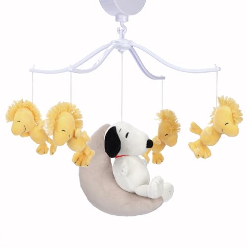 Bedtime Originals Snoopy Love Musical Crib Mobile Soother