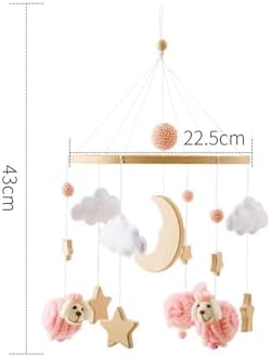 Generic Infant Nursery Mobile Hanging Decorative Toy Set for Baby Room