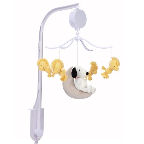 Bedtime Originals Snoopy Love Musical Crib Mobile Soother