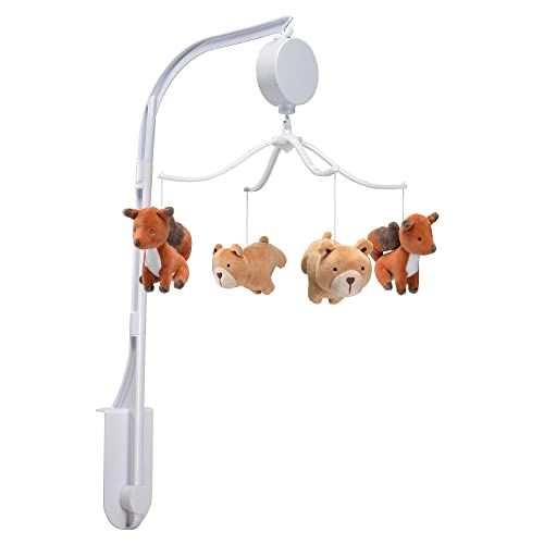 Animal Alphabet Bear Fox Musical Crib Mobile Soother Toy