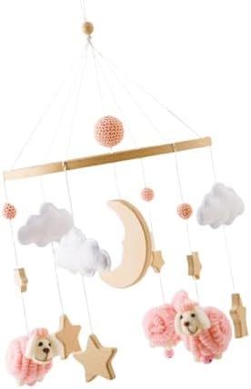 Generic Infant Nursery Mobile Hanging Decorative Toy Set for Baby Room