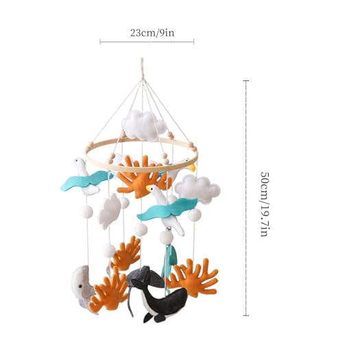 Sky and Ocean Baby Crib Mobile for Boys and Girls