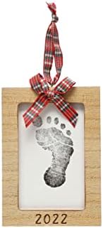 Babys Print Natural Ornament - 2022 Christmas Keepsake