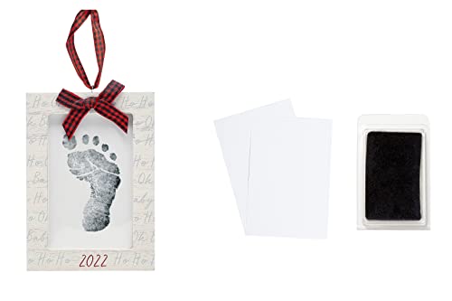 Kate Milo 2022 Baby Footprint Christmas Ornament