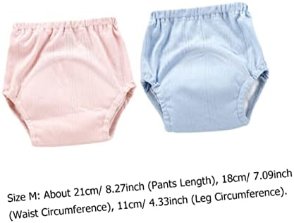 2Pcs Cotton Diaper Covers for Infants Breathable Potty Training Pants