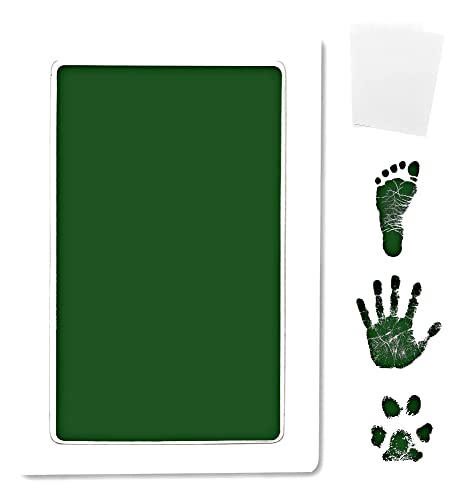 ReignDrop Inkless Large Clean Touch Ink Pad Kit for Baby Footprint Handprint and Pet Paw Print