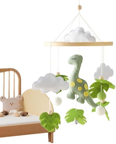 Glylo Felt Animal Bed Bell Hanging Mobile