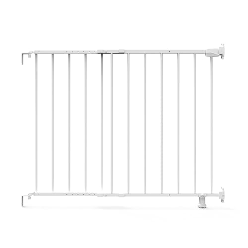 Ingenuity Stairway 42W Safety Pet and Baby Gate - White Metal
