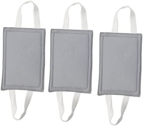 3pcs Door Cushion with Elastic Straps Noise Reducing Door Stopper