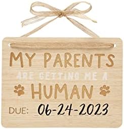 Pearhead Pregnancy Announcement Sign for Dogs