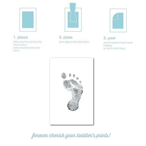 Kate Milo Clean Touch Ink Pad with 2 Impression Cards