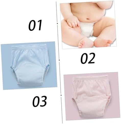 ORFOFE Cotton Training Pants for Baby 4-Layer Breathable Potty Training Underwear