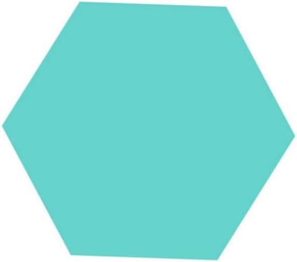 Healifty 12pcs Hexagon Felt Wall Stickers for Classroom and Home Decor