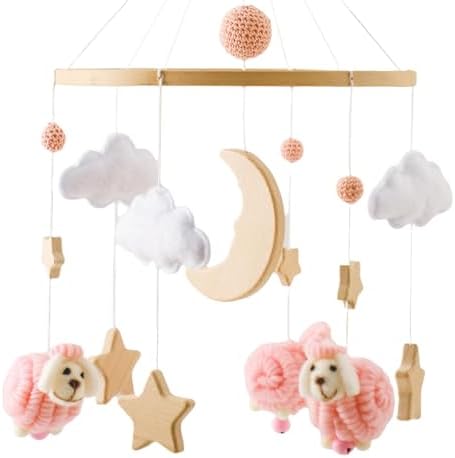 Generic Infant Nursery Mobile Hanging Decorative Toy Set for Baby Room