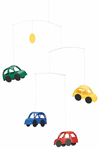 Auto Hanging Nursery Mobile - 20 Inches - Handmade in Denmark