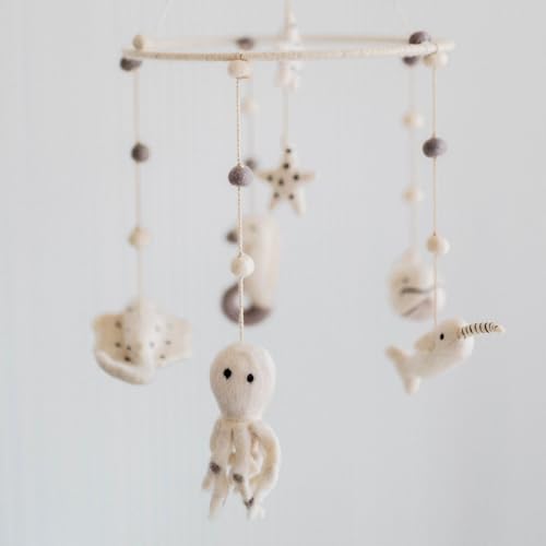 Pehr Classic Wool Felt Baby Mobile - Life Aquatic
