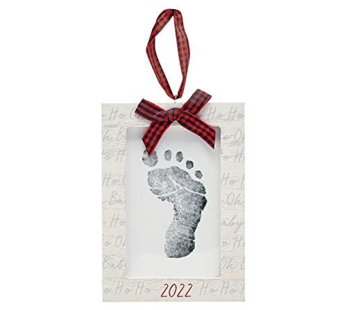 Kate Milo 2022 Baby Footprint Christmas Ornament
