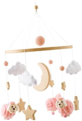 Generic Infant Nursery Mobile Hanging Decorative Toy Set for Baby Room