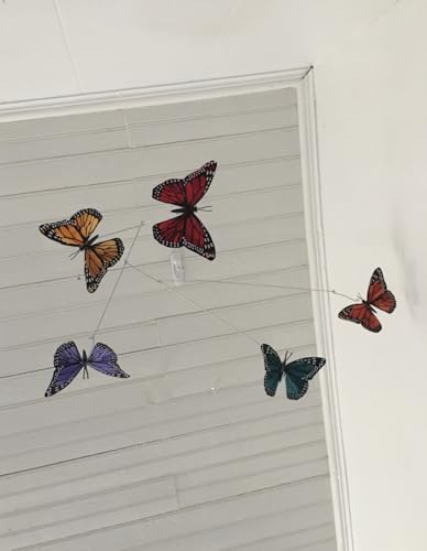 Colorful Hanging Butterfly Mobile for Nursery