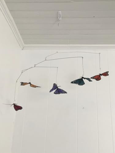 Colorful Hanging Butterfly Mobile for Nursery