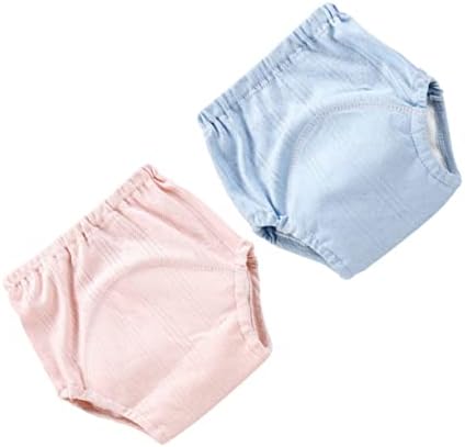 2Pcs Cotton Diaper Covers for Infants Breathable Potty Training Pants