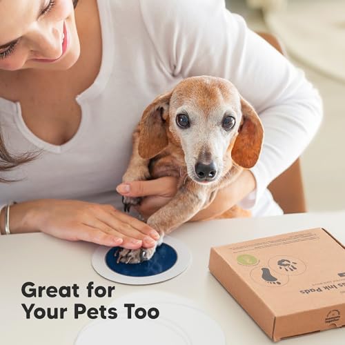 KeaBabies 2-Pack Inkless Hand and Footprint Kits