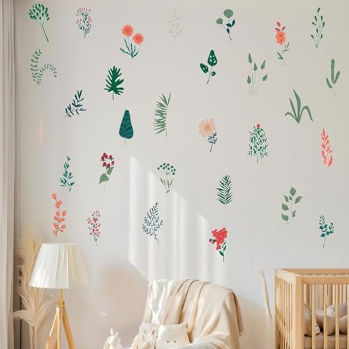 Floral Wall Decals for Baby Nursery and Toddler Room