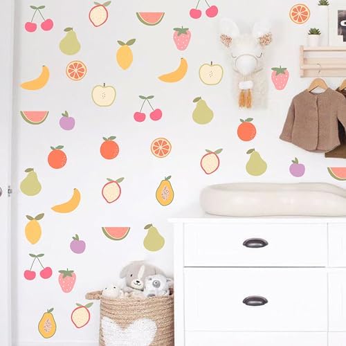 Colorful Fruit Wall Decal for Nursery and Kids Room