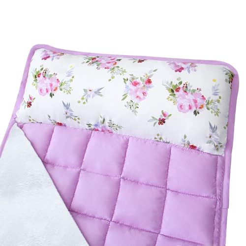 Toddler Nap Mat 2 Pack with Pillow and Fleece Blanket