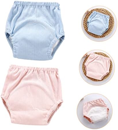 Baby Training Pants 2pcs Comfortable Cotton Material Easy to Wear