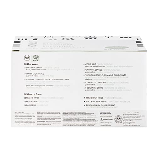 The Honest Company Multi-Use Wipes Hypoallergenic Unscented