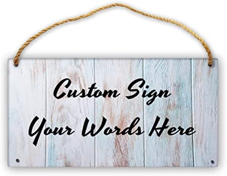 Custom Rustic Wood Signs for Farmhouse Decor