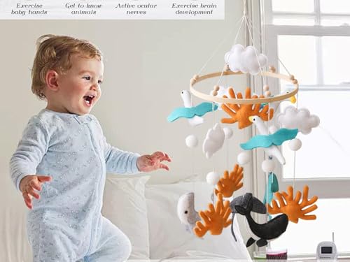 Sky and Ocean Baby Crib Mobile for Boys and Girls