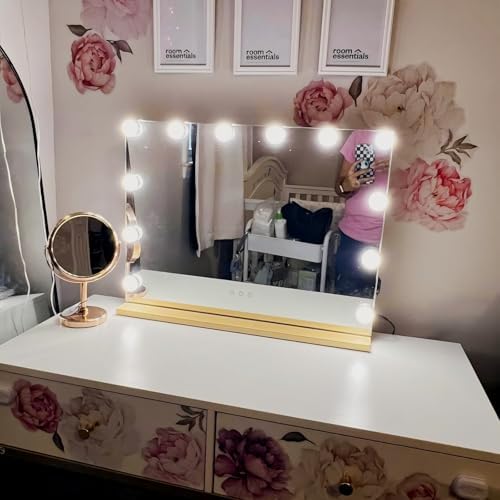 Large Floral Wall Decals 15 Peonies Stickers for Home Decor